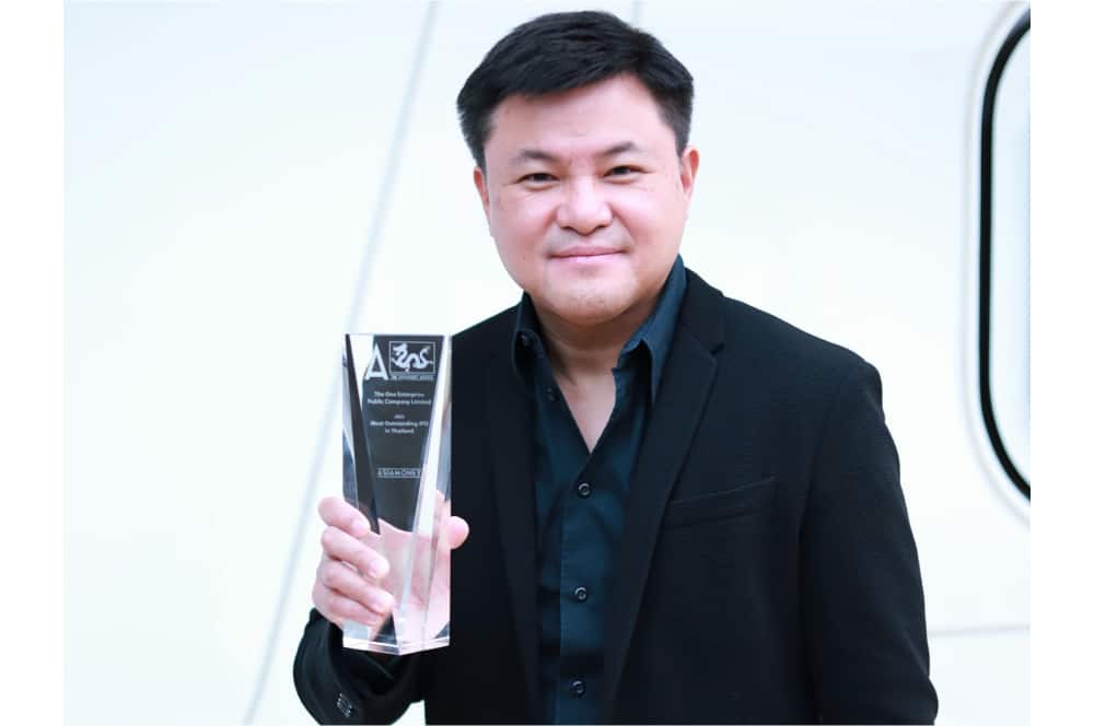 ONEE โดดเด่นที่สุดแห่งเอเชีย คว้ารางวัล Most Outstanding IPO 2022 จาก THE  ASIA  MONEY AWARDS