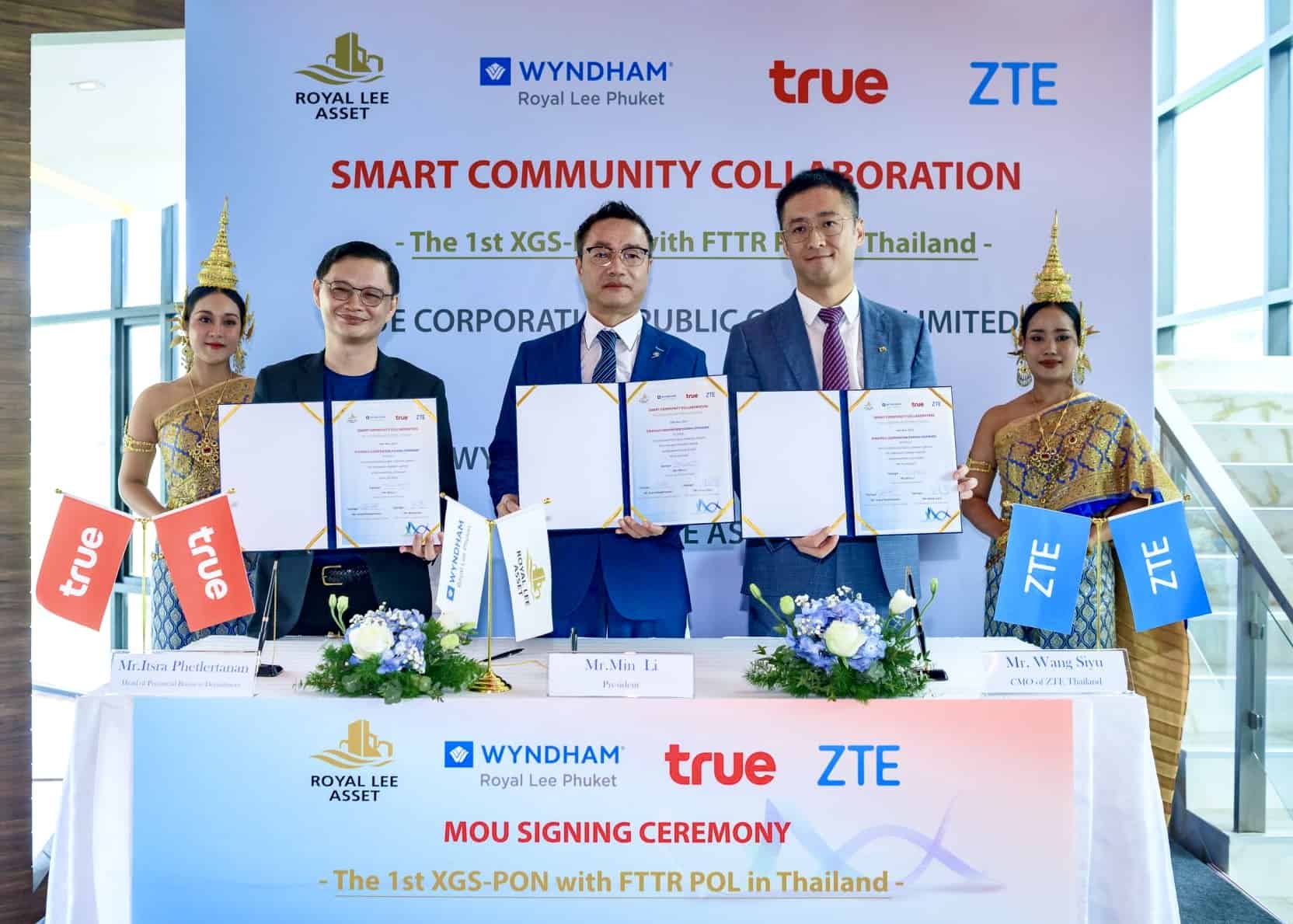 ZTE ผสาน TRUE ให้บริการเทคโนโลยีใหม่ล่าสุด ร่วมสร้างสังคม FTTR [Fiber to The Room] แห่งแรกในไทย