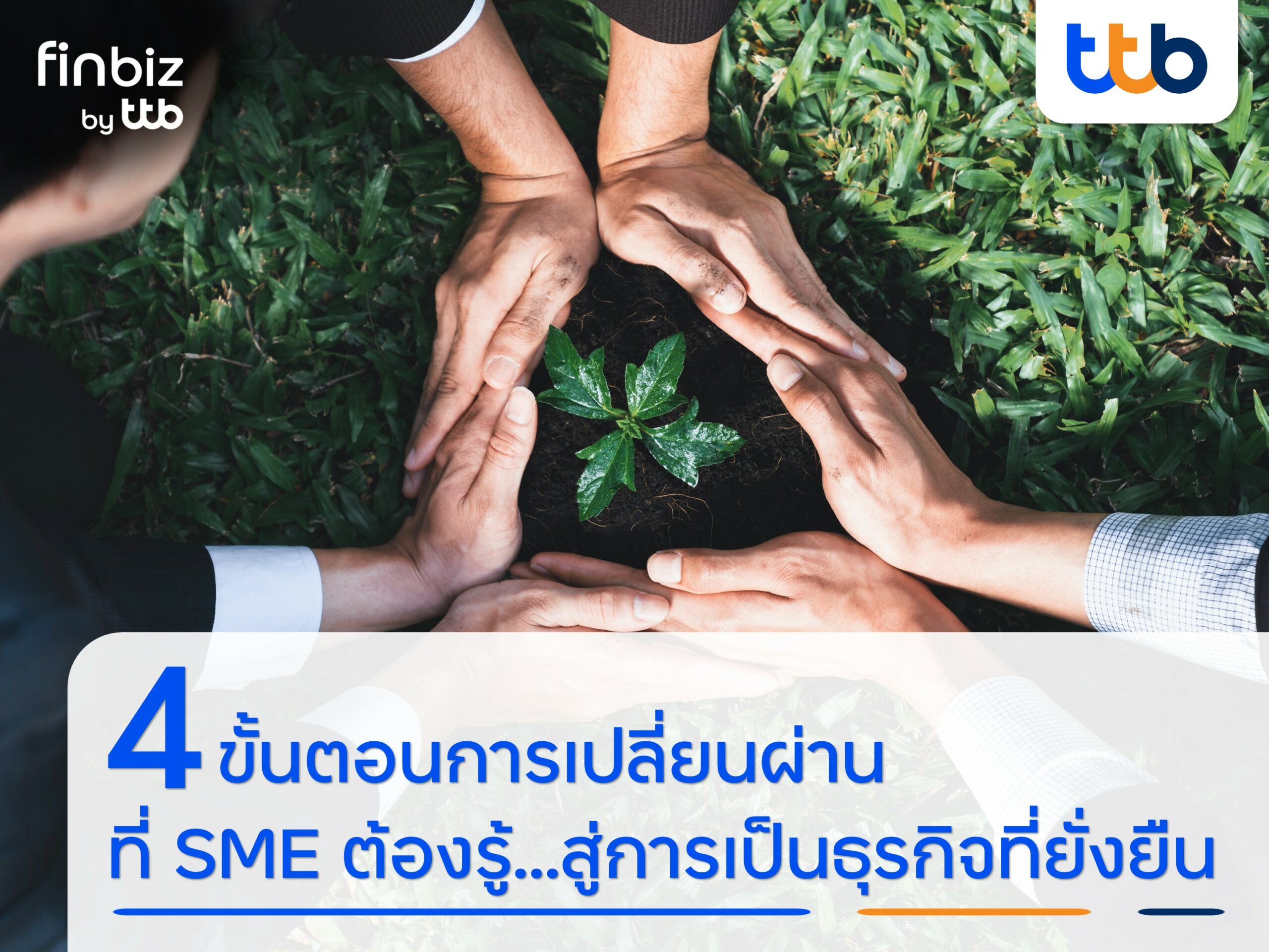 finbiz by ttb แนะ 4 ขั้นตอนการเปลี่ยนผ่านที่ SME ต้องรู้…สู่การเป็นธุรกิจที่ยั่งยืน