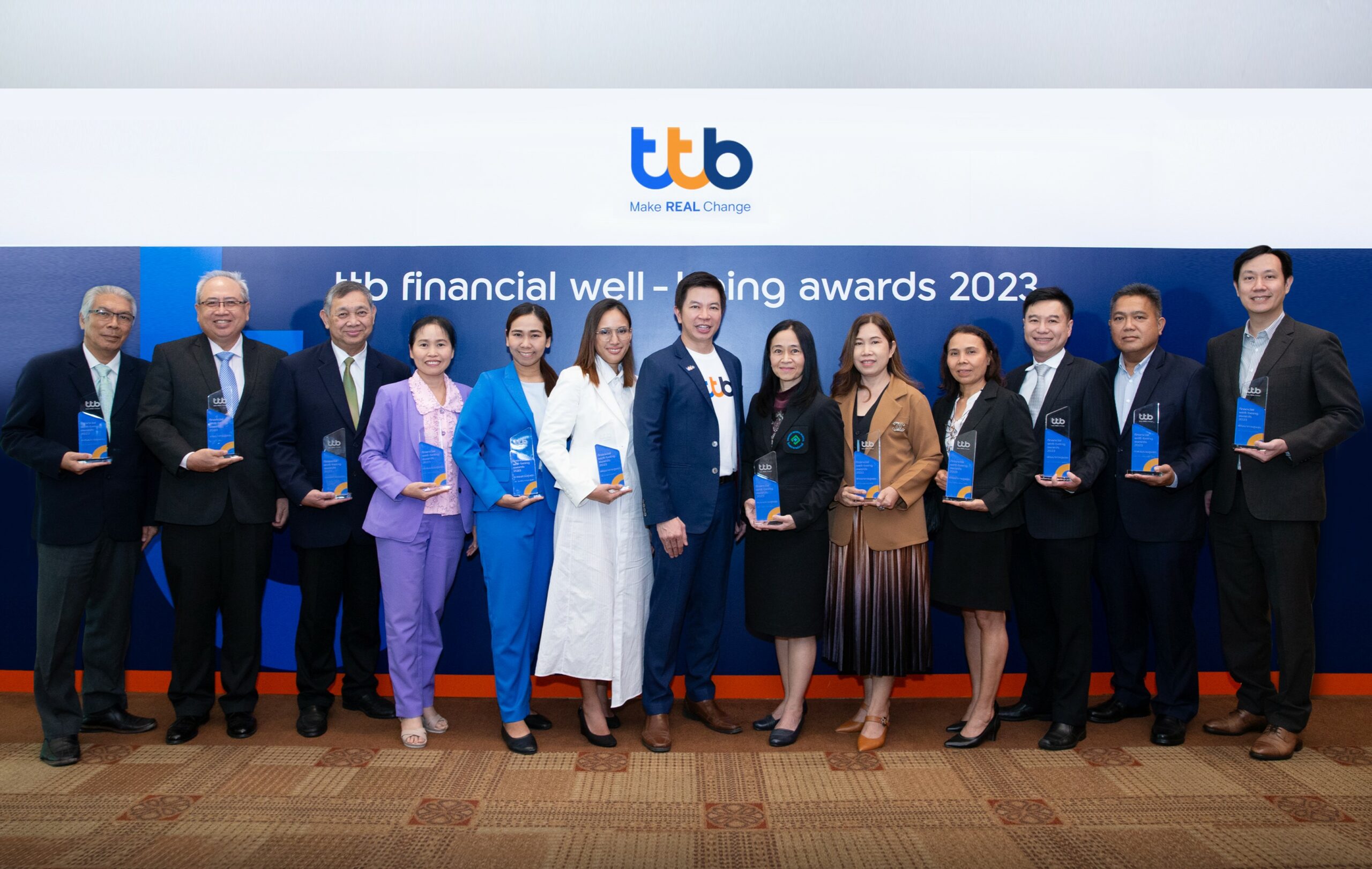 ทีทีบี มอบรางวัล ‘ttb financial well-being awards 2023’สนับสนุนองค์กรที่ร่วมส่งเสริมและยกระดับชีวิตทางการเงินที่ดีขึ้นให้พนักงานเงินเดือน