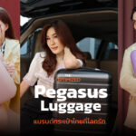 Pegasus Luggage กระเป๋าเดินทางไทยส่งออก ขายระเบิดด้วยราคาที่เป็นธรรม