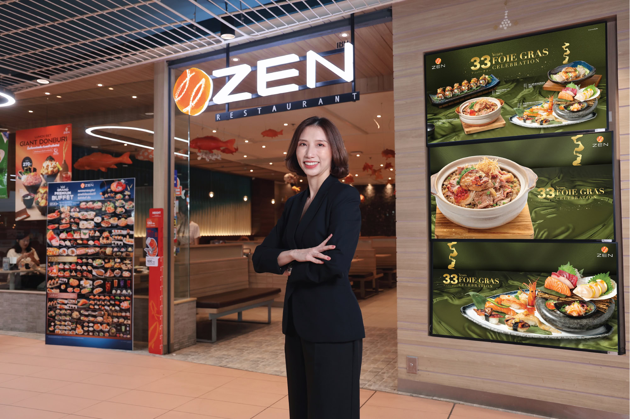 ZEN ครองตลาดร้านอาหารพรีเมียมแมสยาวนานกว่า 33 ปีจุดพลุฉลอง “33 YEAR FOIE GRAS CELEBRATION” เปิดตัวเมนู “ฟัวกราส์” รังสรรค์เมนูสุดคราฟท์ย้ำจุดแข็ง คุณภาพวัตถุดิบพรีเมียม แต่ราคาเข้าถึงง่าย